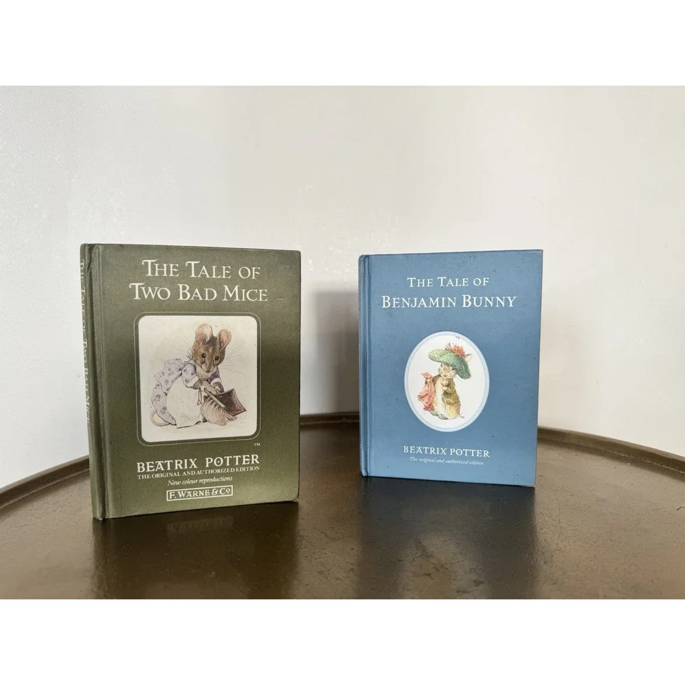 Lot Of 2 Small Matrix Potter Story Nooks Peter Rabbit Benjamin Bunny Bad Nice